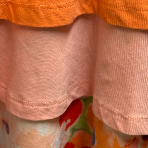 Matilda Jane Womens Peplum Tier Ruffle Top Tee Happy & Free Dream Puff Large EUC - Picture 6 of 7